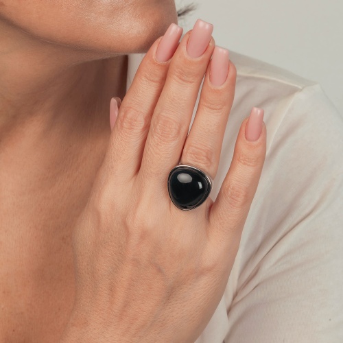 Кольцо Possebon Agata Preto, K0916.4 20 S фото 4